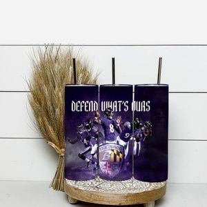 Baltimore Ravens 20 oz Skinny Inspired Tumblers.